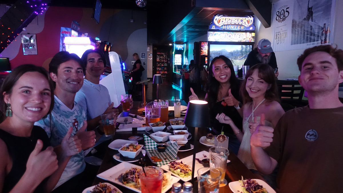 Bachelor and bachelorette party atmosphere at Playground Huntington Beach