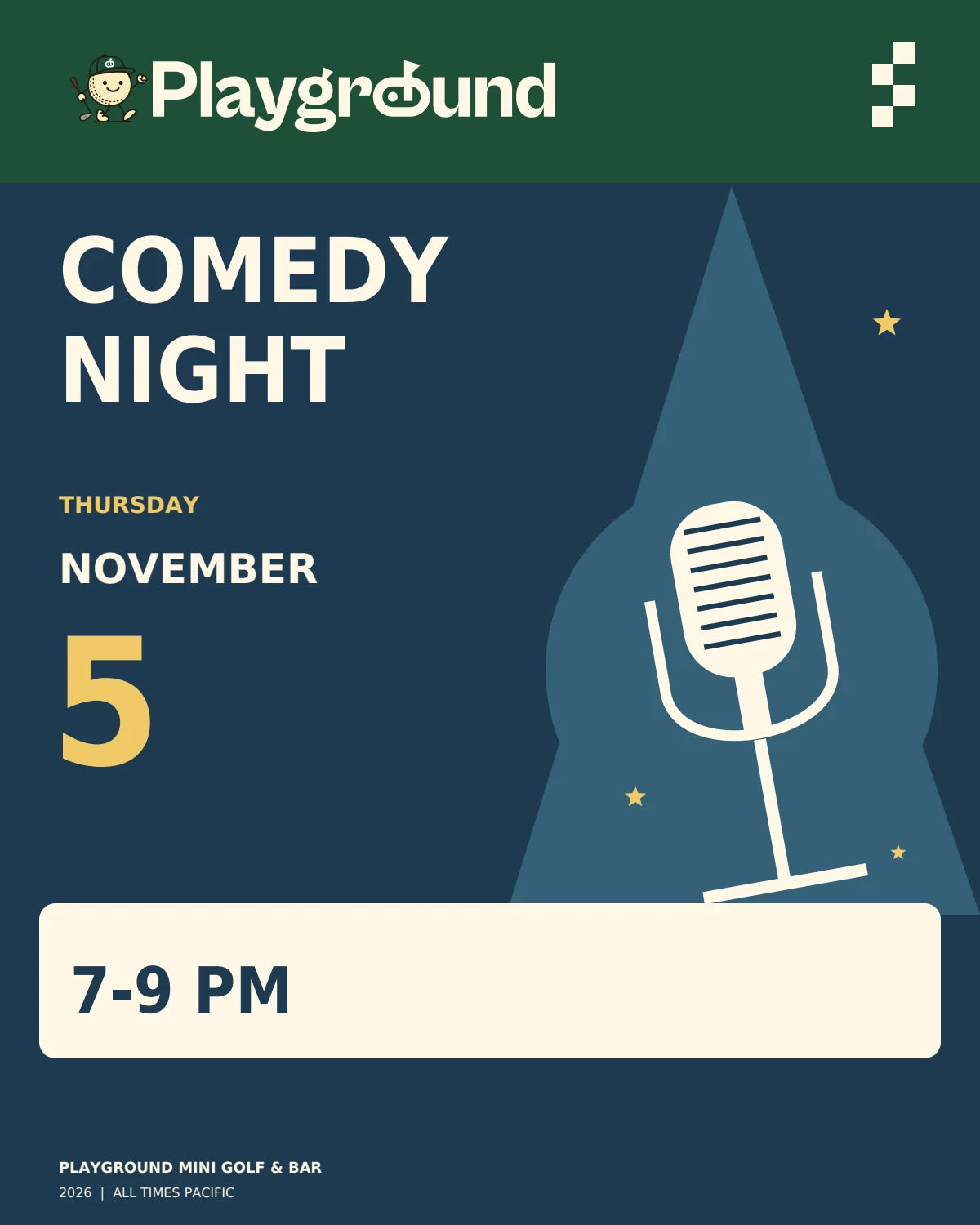 Comedy Night · November 5 promotional graphic